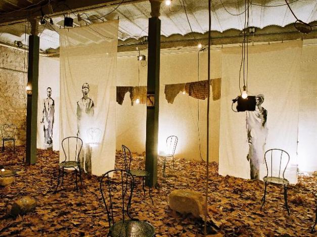 Installation avec Bruce Clark