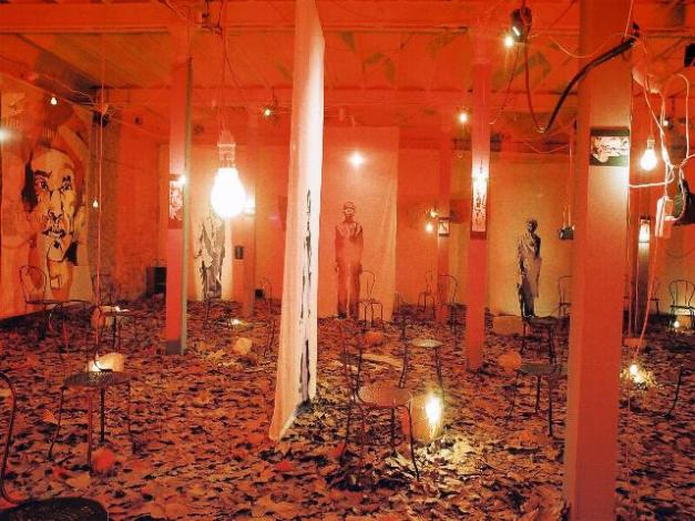 Installation avec Bruce Clark