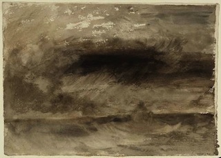 J. M. W. Turner, Storm at Sea, c. 1824